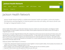 Tablet Screenshot of jacksonhealthnetwork.org